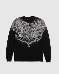 Affliction Immortal Burden LS T-Shirt Black Lava Wash