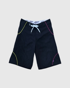 Always AI Wrapped Boardshorts Black/Yellow/Fuchsia