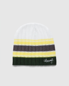 Always Cable Knit Clyde Beanie White/Green