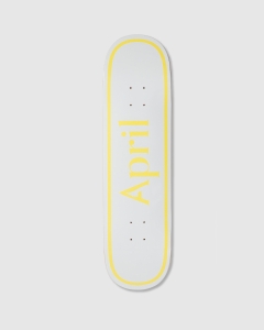 April Twin OG Logo Deck Yellow/White