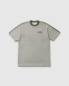 Butter Goods Abseil Panel T-Shirt Cement/Moss