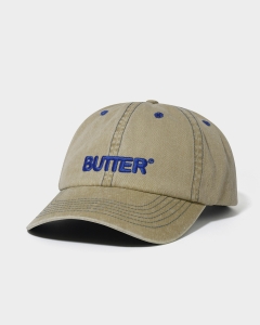 Butter Goods Rounded Logo 6 Panel Washed Sand