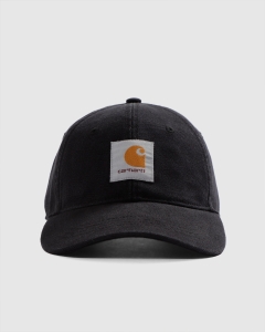 Carhartt WIP Canvas Strapback Black Stone Washed