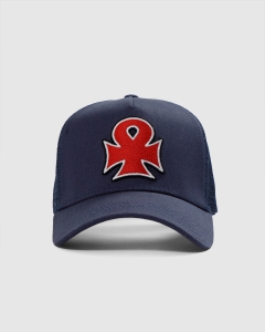 Carpet Iron Ankh Trucker Navy