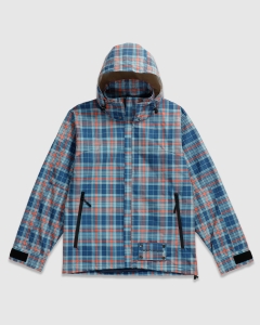 Carpet Reversible Hood Rain Jacket Plaid