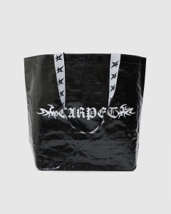 Carpet Trampstamp Mesh Tote Black