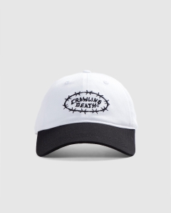 Crawling Death Barbed Logo Embroidered Strapback Black