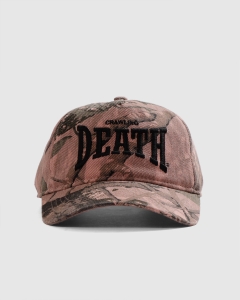 Crawling Death Curve Logo Snapback Pink Camo