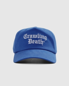 Crawling Death Stack Logo Embroidered Strapback Royal Blue