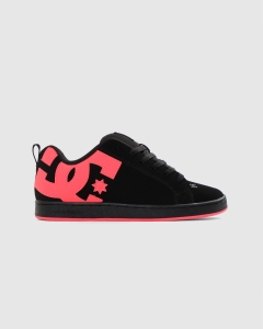 DC Womens Court Graffik Black/Hot Pink
