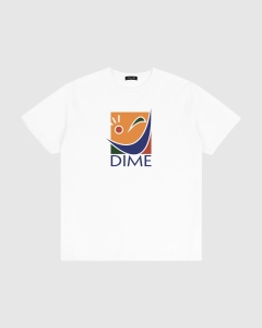 Dime Wink T-Shirt White