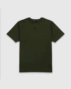 Dime Classic Small Logo T-Shirt Forest Green