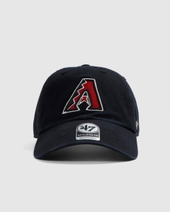 47 Brand Arizona Diamondbacks Clean Up Strapback Black