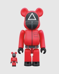 Medicom Toy Be@rbrick Squid Game Triangle Collectible Set