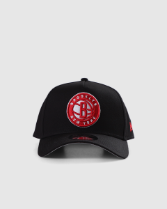 New Era 940AF Precision Collection Brooklyn Nets Snapback Black/Scarlet