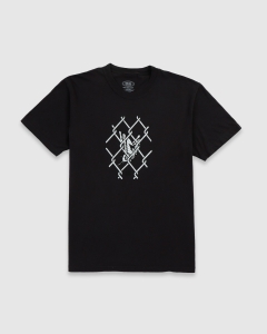 Real Outsider T-Shirt Garment Dye Black