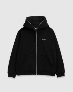 Hoddle Full Zip Hood Black