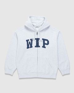 Carhartt WIP Hooded WIP Sweat Jacket Ash Heather Stone Washed