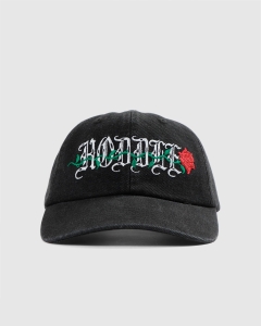 Hoddle Rose Strapback Black Denim