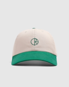 Polar Sai Stroke Logo Strapback Ecru/Green