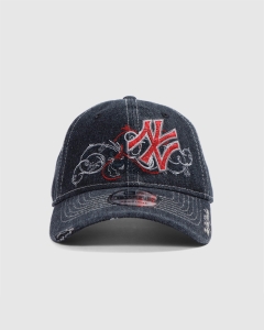 New Era 920 New York Yankees Millenium Denim Strapback Black