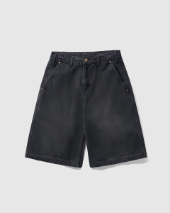 Butter Goods Canvas Work Shorts Distressed Black