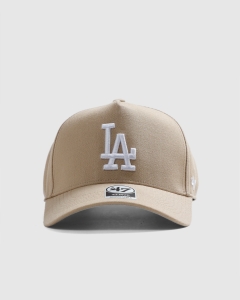 47 Brand Los Angelas Dodgers MVP DT Snapback Khaki/White