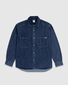 Polar Mike Denim LS Shirt Washed Blue