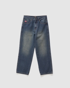 Xlarge Baggy Bull Denim 91 Pant Worn Blue