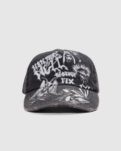 Jungles Hope You are Well Strapback Washed Black