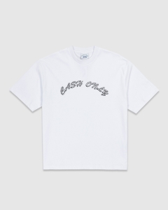 Cash Only Diamond Plate Logo T-Shirt White