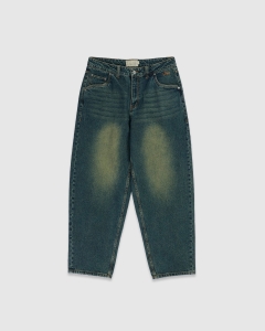 Dime Baggy Denim Pants Sandblasted Pine