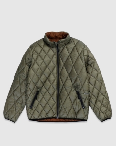 Pop Trading Quilted Reversible Jacket Four Leaf Clover/Bison