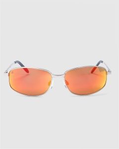 Ritual Vision Californication Sunglasses Matte Silver/Orange