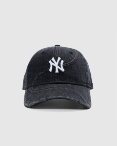 New Era 920 New York Yankees Denim Curve Strapback Black