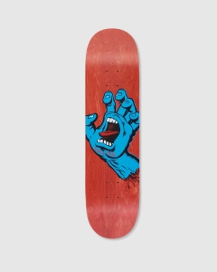 Santa Cruz Screaming Hand Deck Red Stain