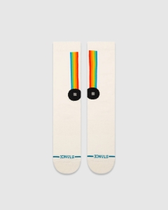 Stance Aperture Crew Socks White