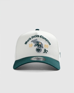 New Era 940AF Oakland Athletics Old English Snapback Chrome Wht/OTC