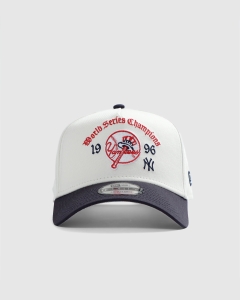 New Era 940AF New York Yankees Old English Snapback Chrome Wht/OTC