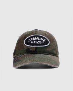 Crawling Death Eclipse Patch Strapback Washed Camo