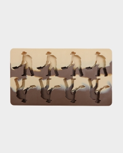 Passport Digger Ice Cube Tray Brown Marble