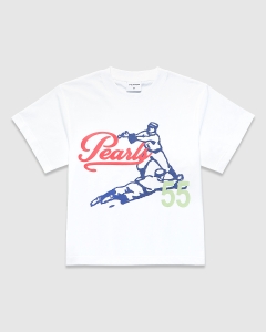 Pearls Baseball T-Shirt White