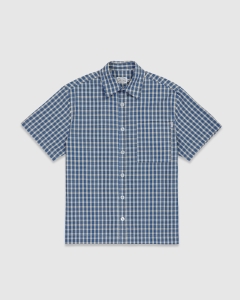 Hoddle HDL Border SS Shirt Blue