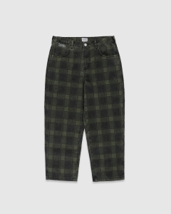 Hoddle Ranger Denim Jean Green Plaid