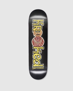 Krooked x Quartersnacks Snackman Deck Black