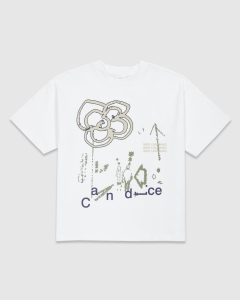 Candice Bloom T-Shirt White