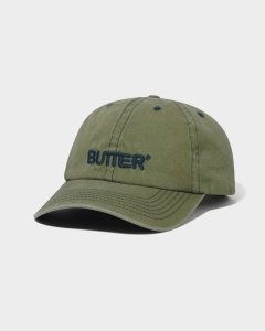 Butter Goods Rounded Logo 6 Panel Washed Pear