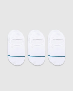 Stance Icon No Show 3 Pack Socks White