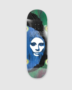 Opera Triple Torn Mask Deck Blue/Black/Green