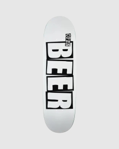 Baker Nuge Open Beer Logo Deck White
